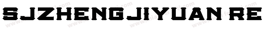 SJzhengjiyuan Regula字体转换